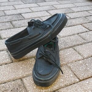 Sperry Black Boat Shoes for Men